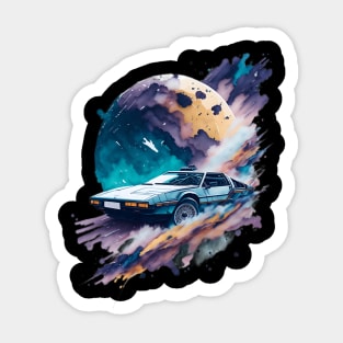 Summer Art DMC DeLorean Sticker